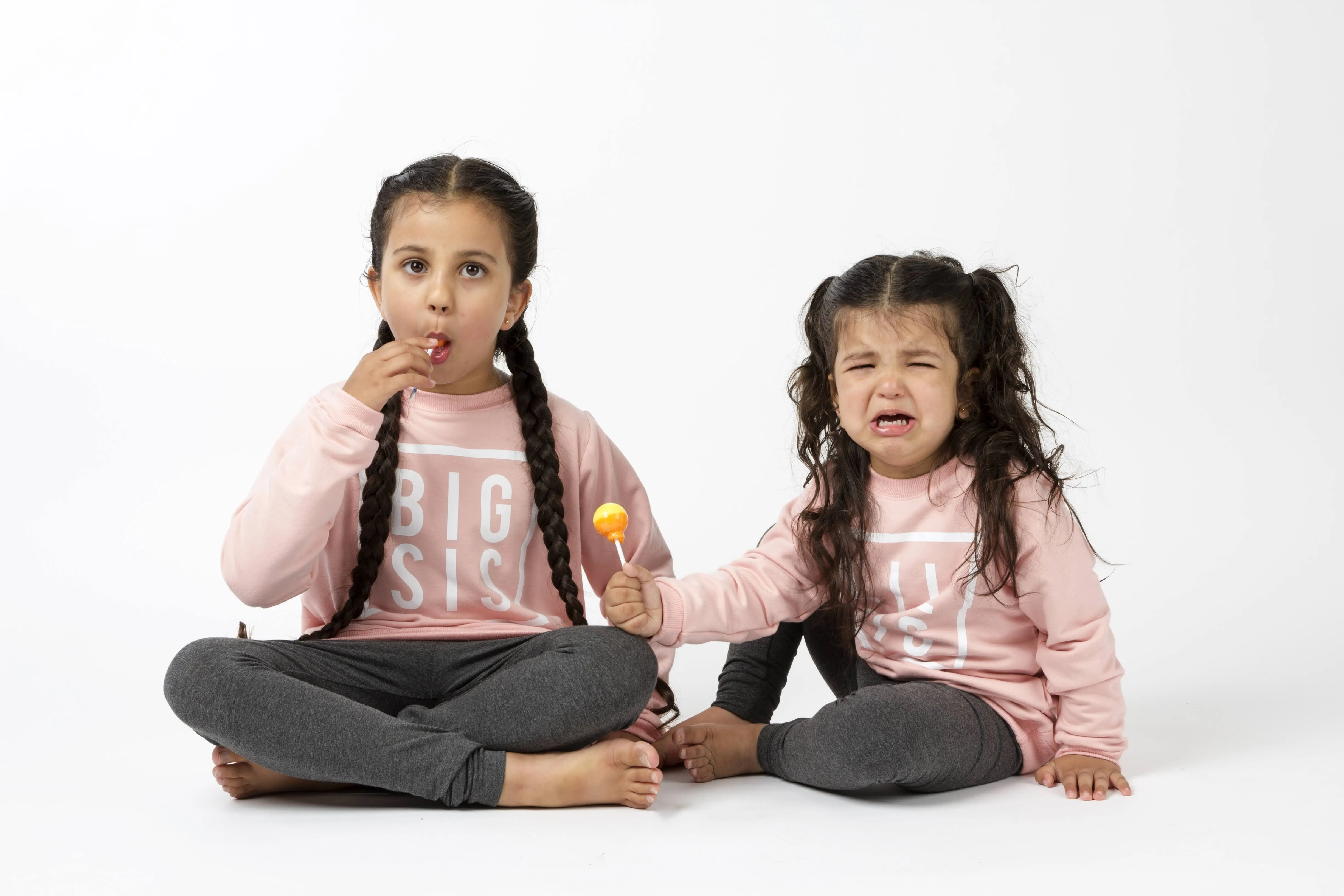 Big Sis Sweatshirt - Rose (6-12m)*