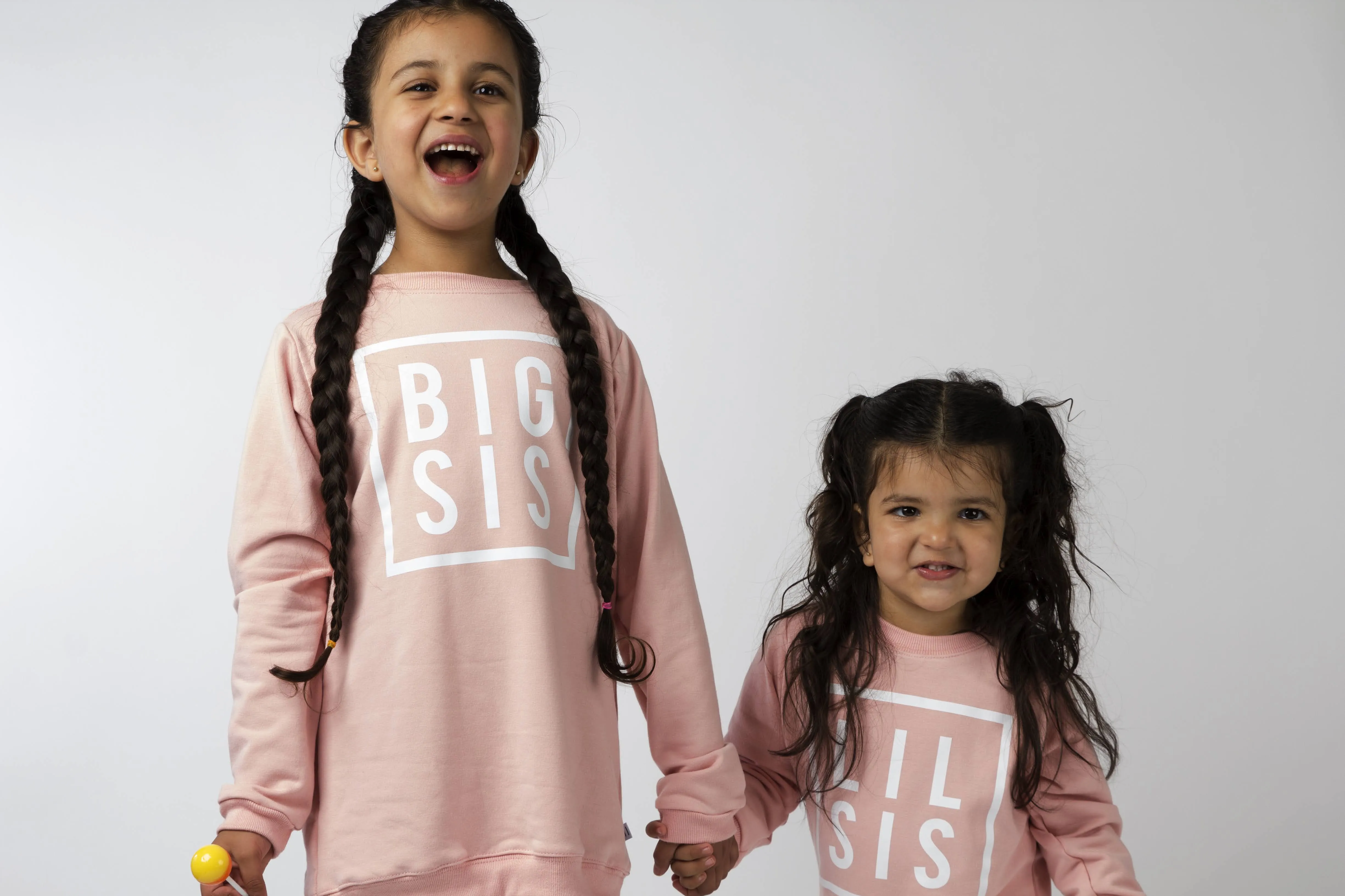 Big Sis Sweatshirt - Rose (6-12m)*
