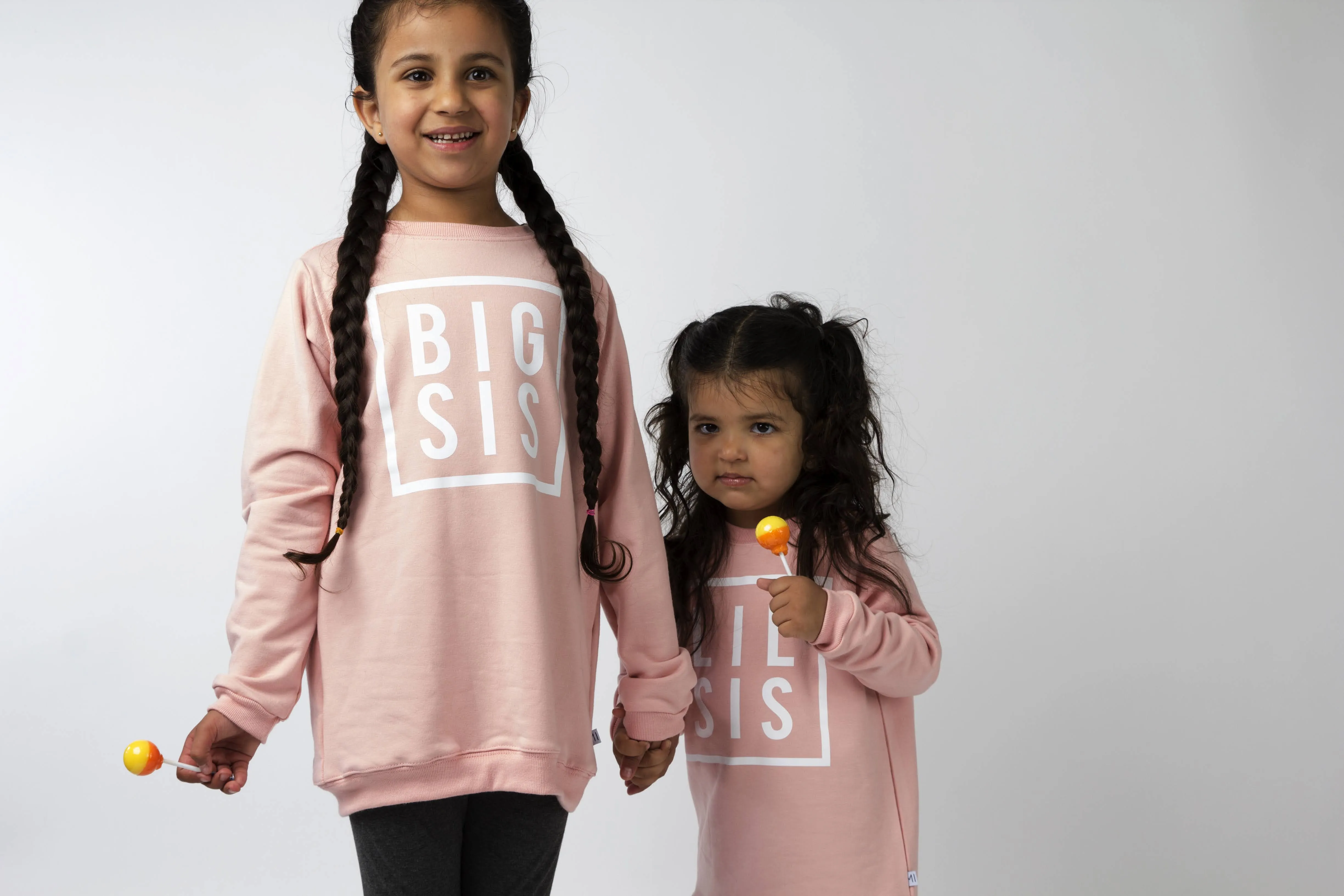 Big Sis Sweatshirt - Rose (6-12m)*