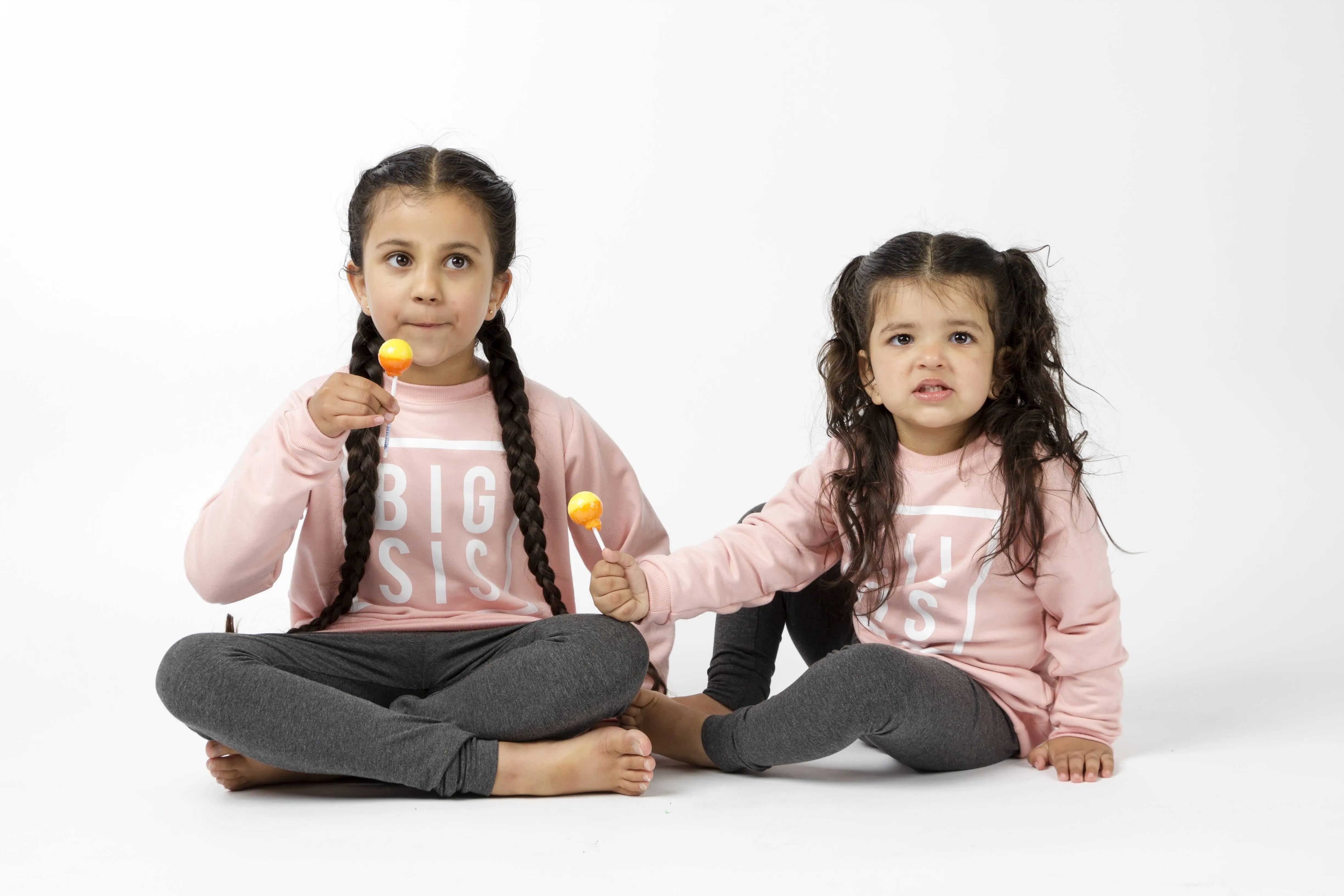 Big Sis Sweatshirt - Rose (6-12m)*