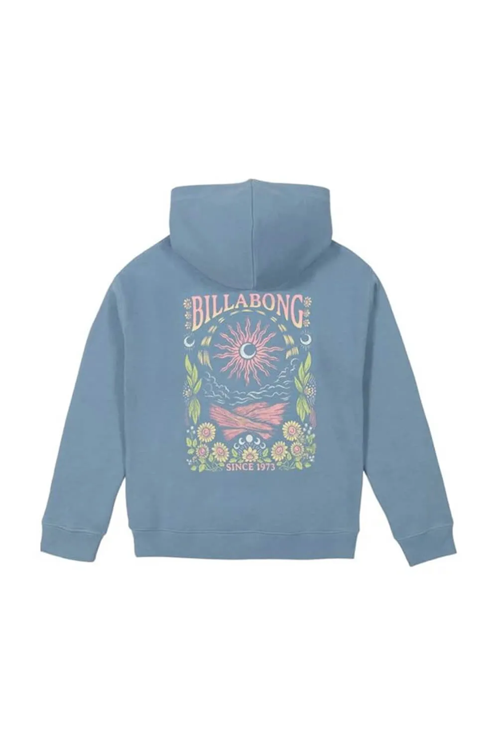Billabong Youth Full Sun Graphic Hoodie for Girls in Blue | BSFHB21S-420-BLUE