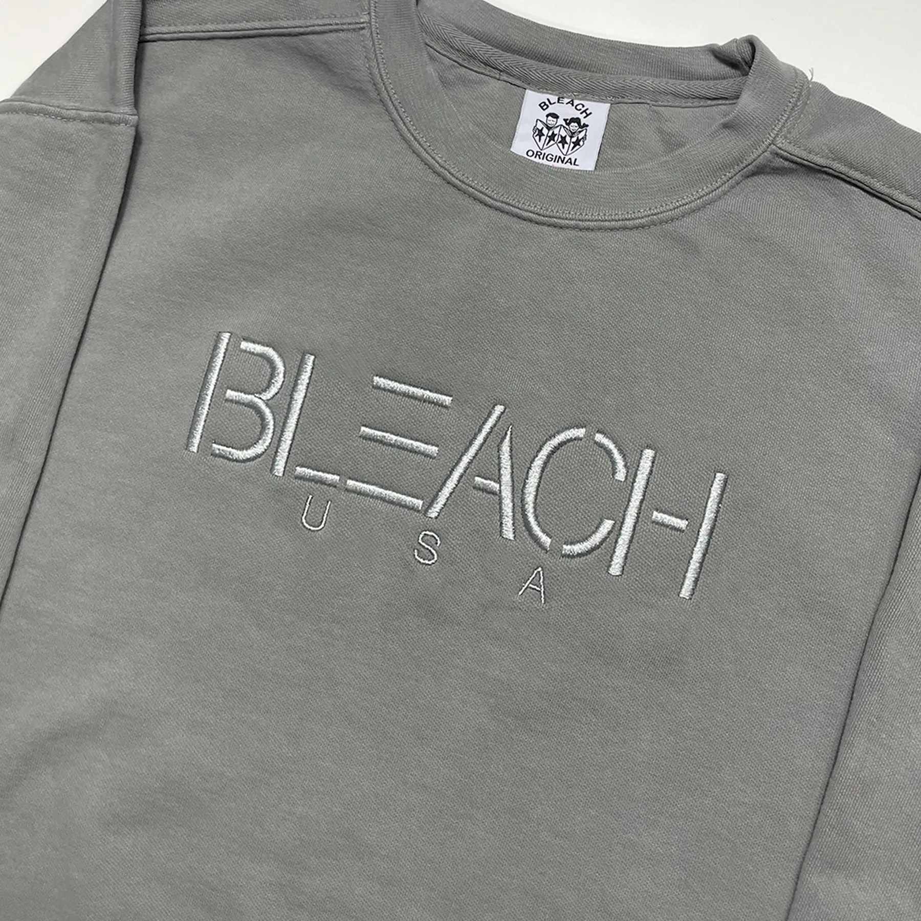 Bisprit Garment Dyed Sweatshirt - Grey