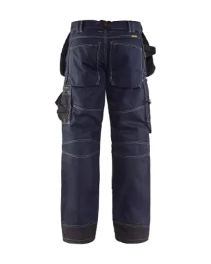 Blaklader Denim Work Trousers with Knee Pad and Nail Pockets X1500 15001140