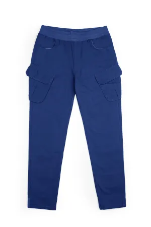 Blue Cotton Trousers