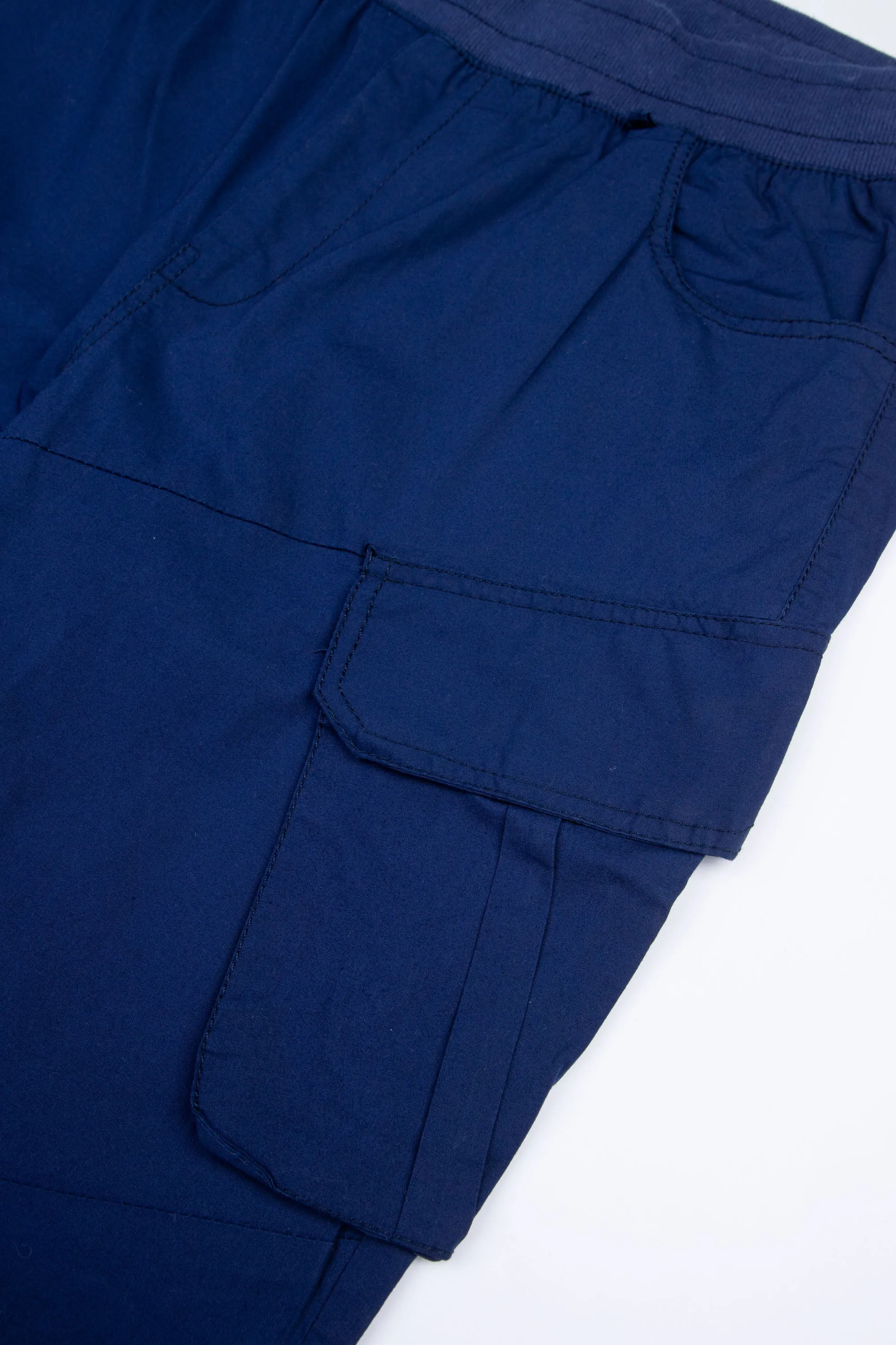 Blue Cotton Trousers