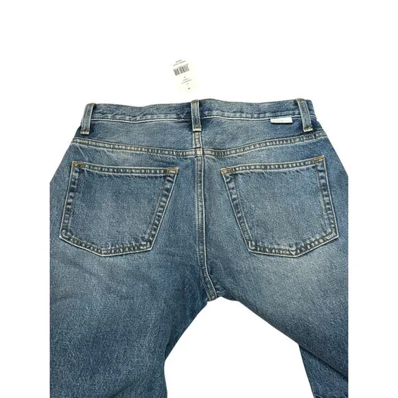 Boyish NWT $168 Tommy Jeans In Greed Sz 26 Denim High Rise Straight Leg Casual