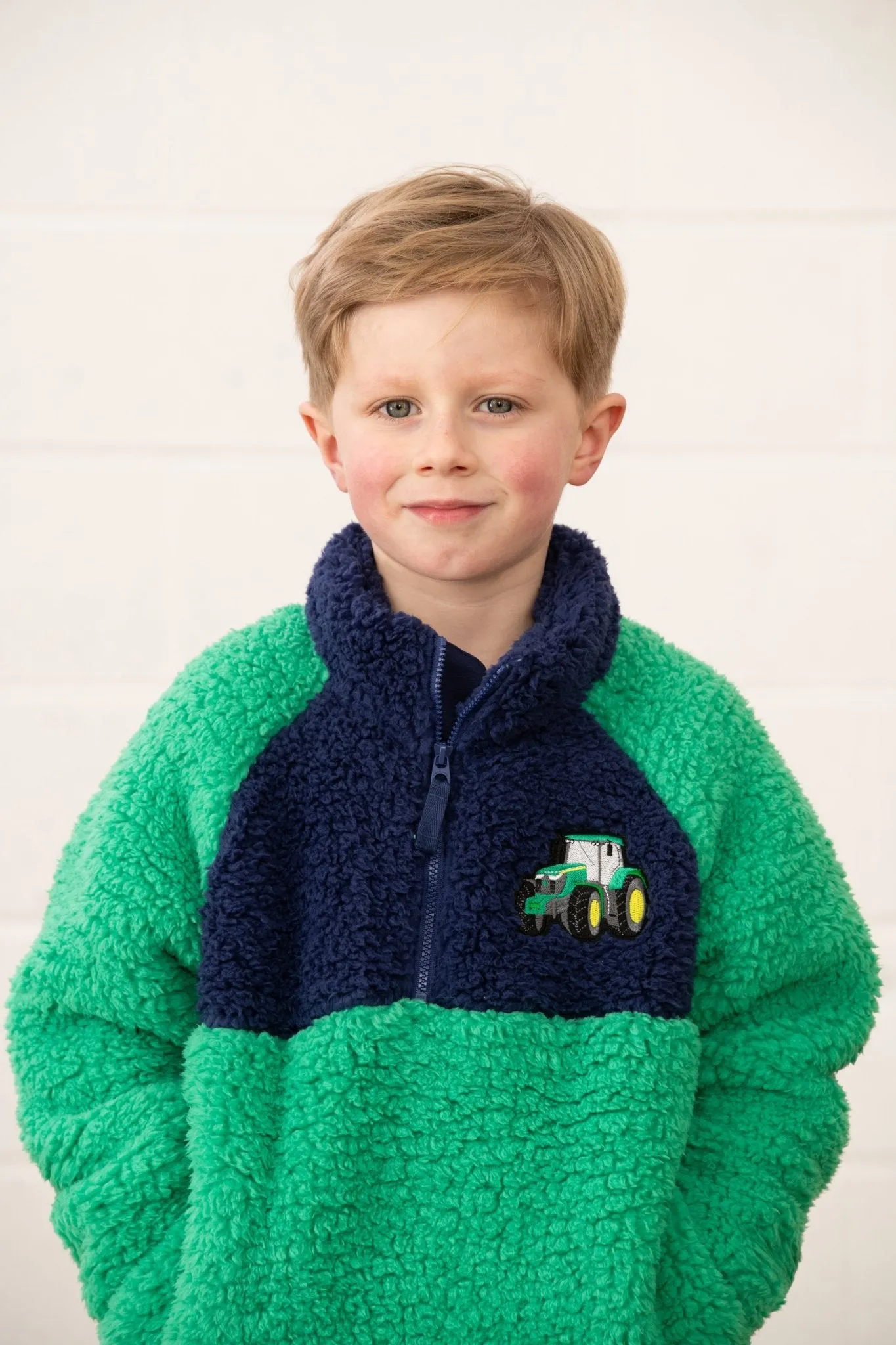 Caden Fleece - Green Tractor
