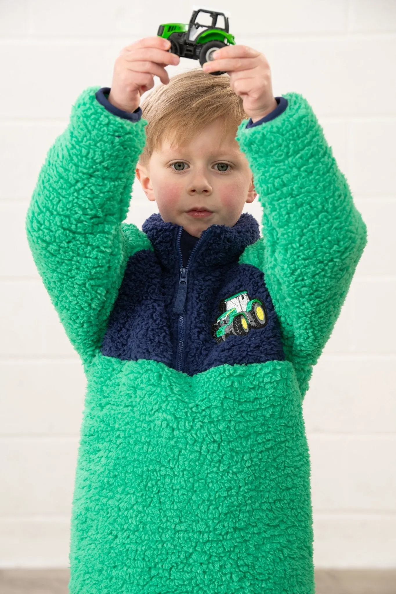 Caden Fleece - Green Tractor