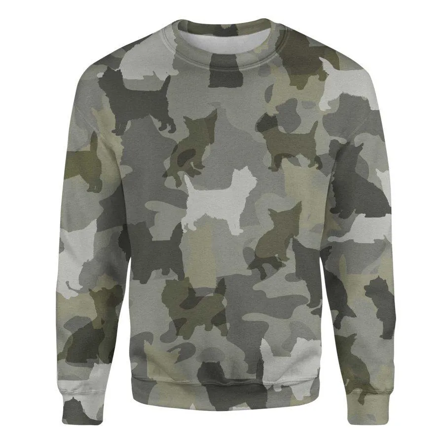 Cairn Terrier - Camo - Premium Sweatshirt