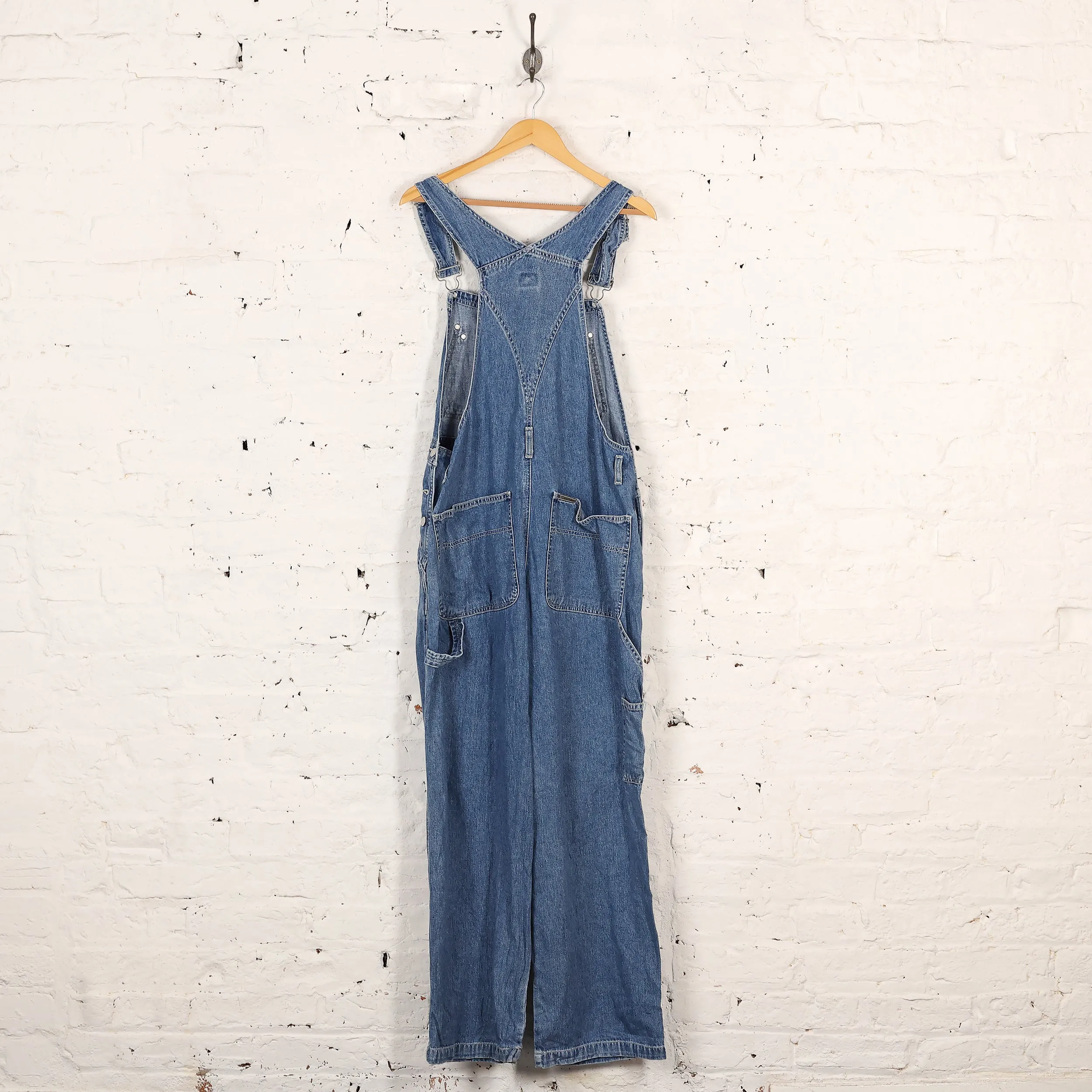 Calvin Klein Jeans Full Length Dungarees - Blue - L
