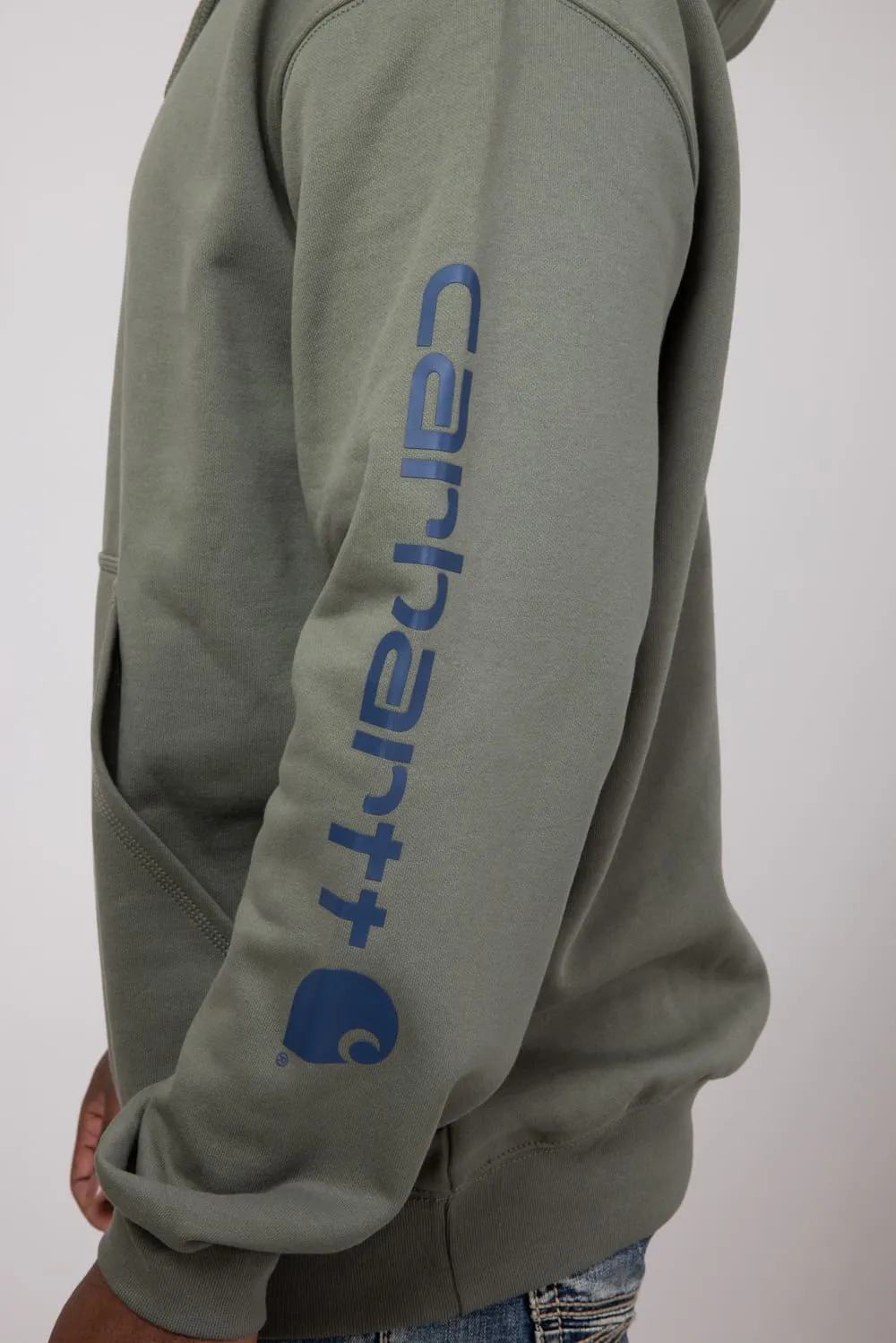 Carhartt Loose Fit Graphic Hoodie for Men in Dusty Olive | K288-DOV-OLIVE