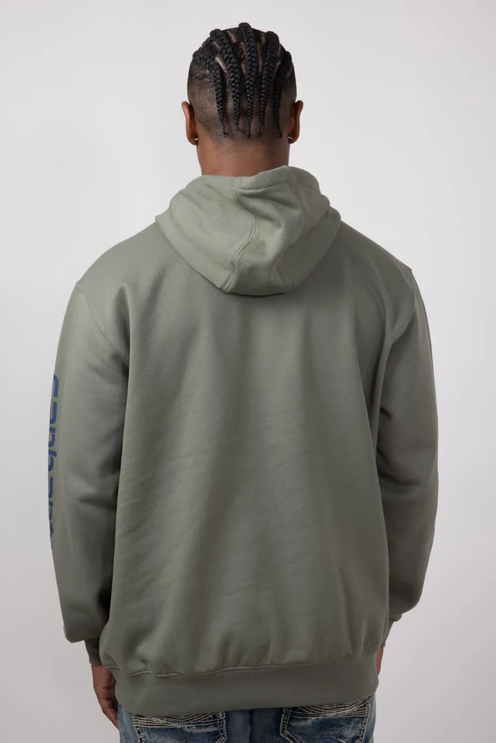 Carhartt Loose Fit Graphic Hoodie for Men in Dusty Olive | K288-DOV-OLIVE