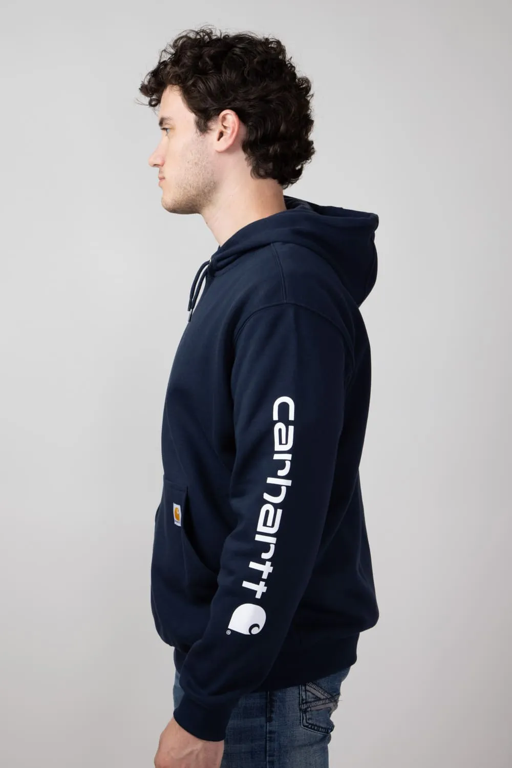 Carhartt Loose Fit Graphic Hoodie for Men in Navy | K288-472-NAVY