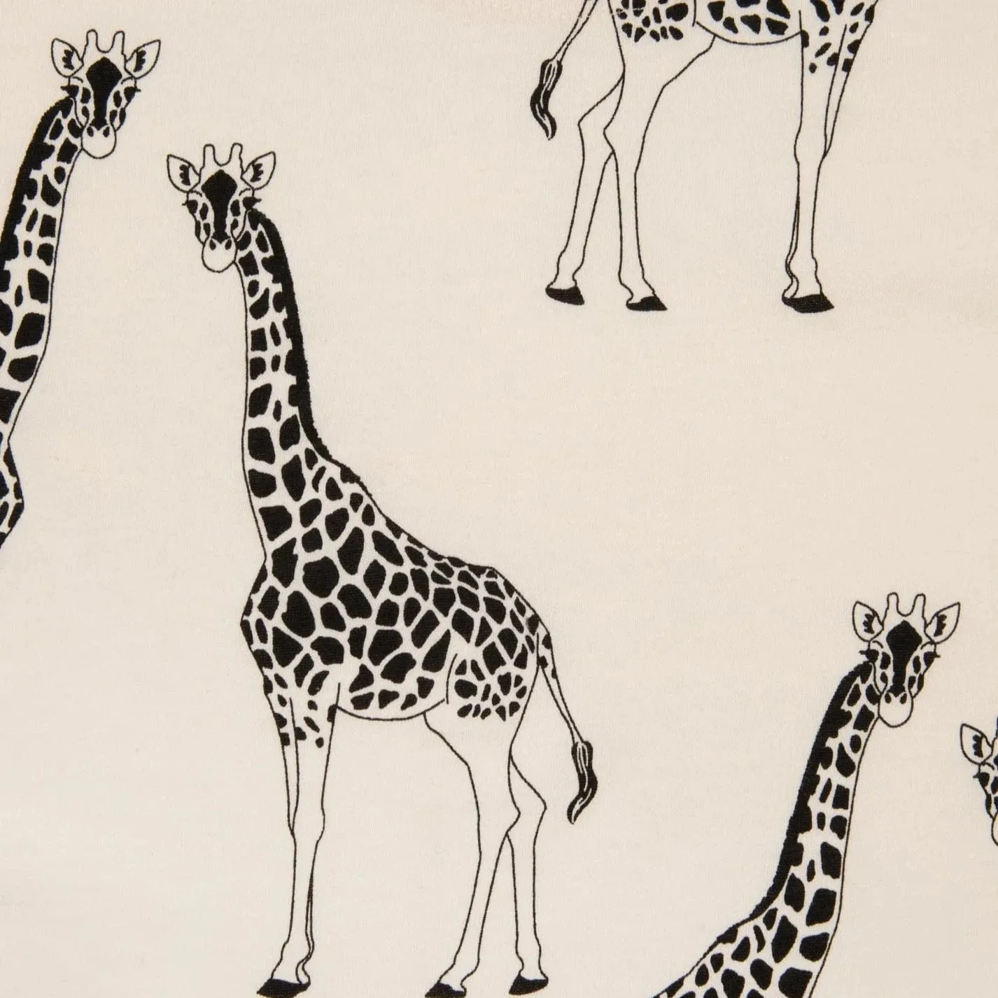 Chelsea Peers Organic Cream Giraffe Pyjama Set