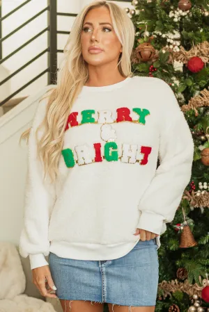 Christmas MERRY & Bright Sweatshirt