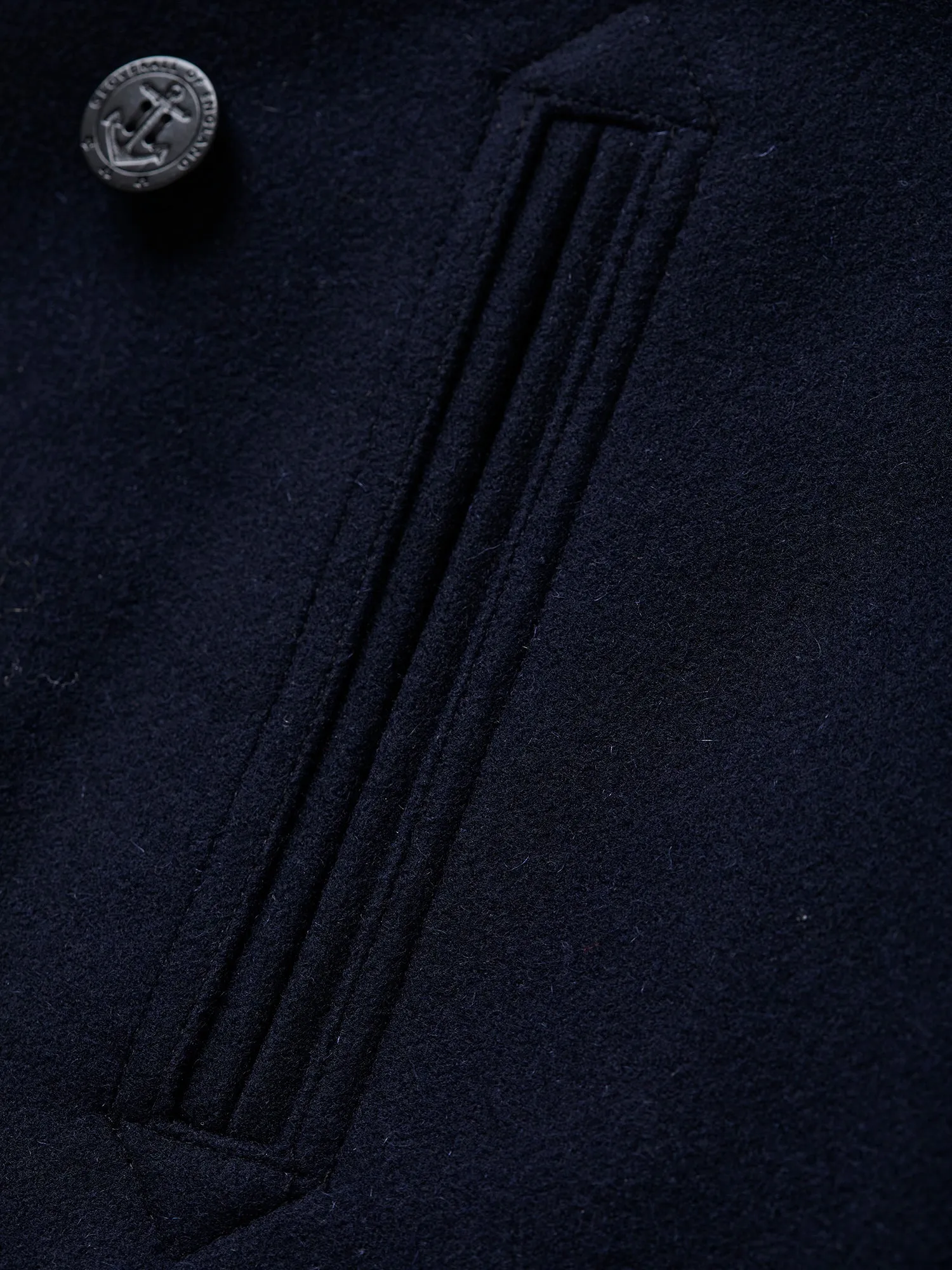 Churchill Peacoat Navy