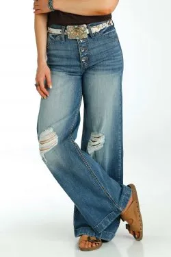 CLCB73554001-REG Jeans Cruel Skylar -High Rise Wide Leg