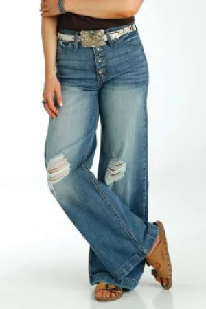 CLCB73554001-REG Jeans Cruel Skylar -High Rise Wide Leg