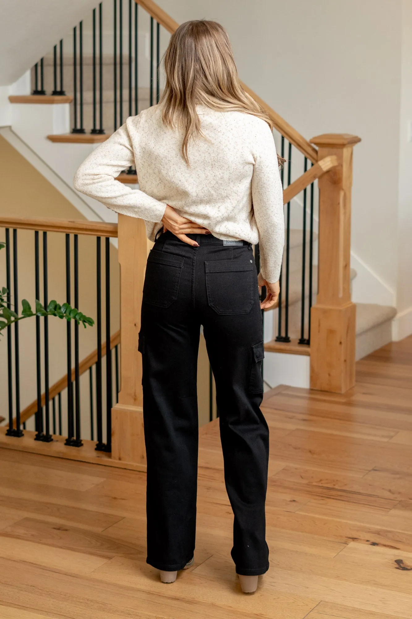 Coastal Sunset High Rise Cargo Wide Leg Regular & Plus Sizes