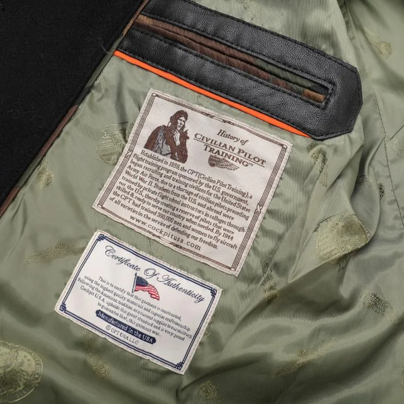 Cockpit USA Admiral USN Woolen Peacoat