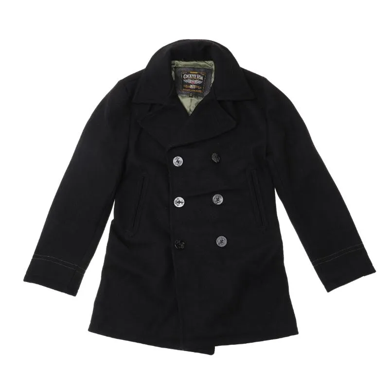 Cockpit USA Admiral USN Woolen Peacoat