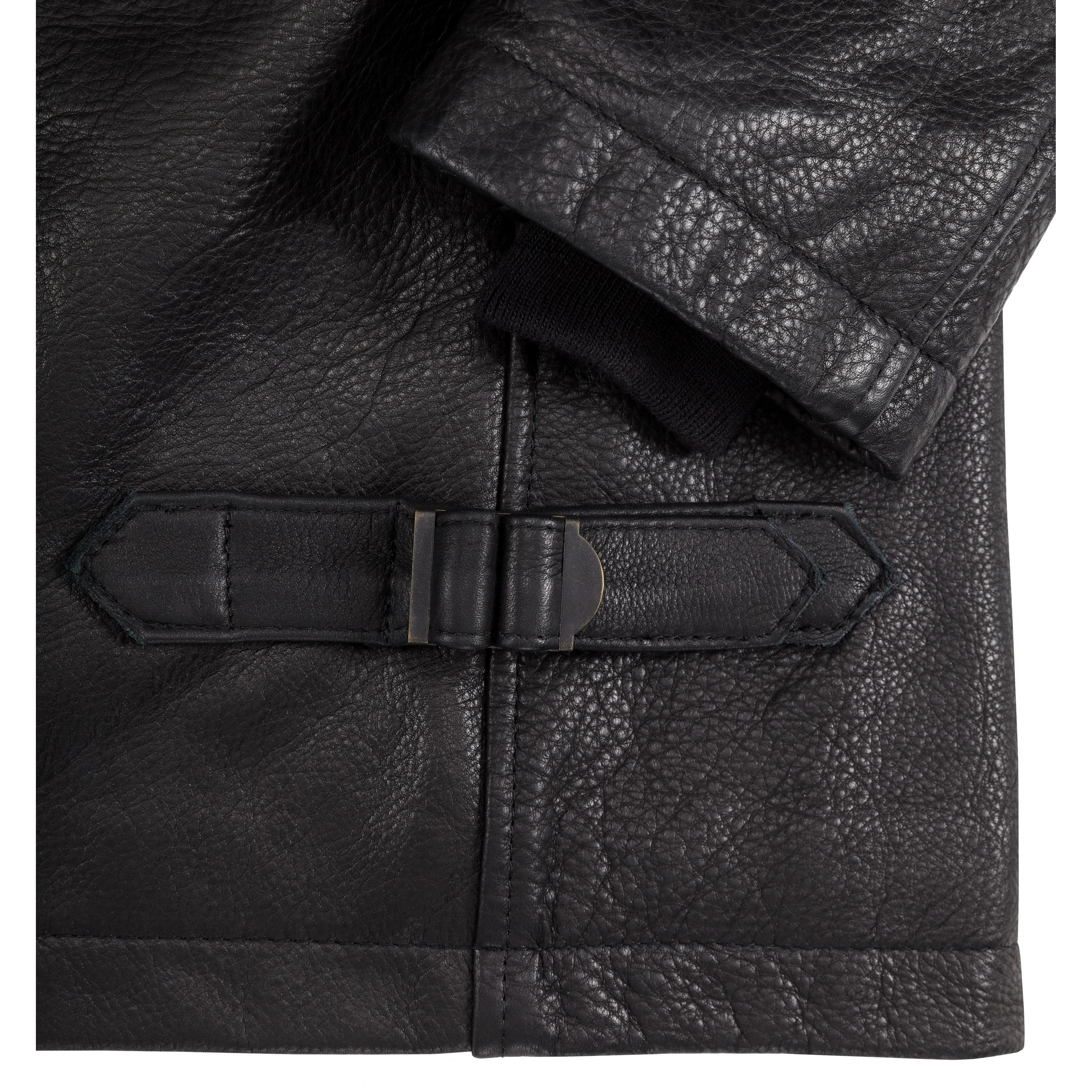 Cockpit USA Naval Short Leather Peacoat
