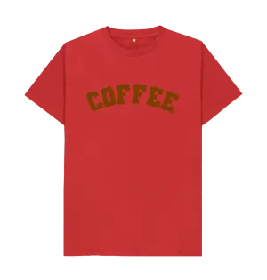 Coffee varsity unisex t-shirt