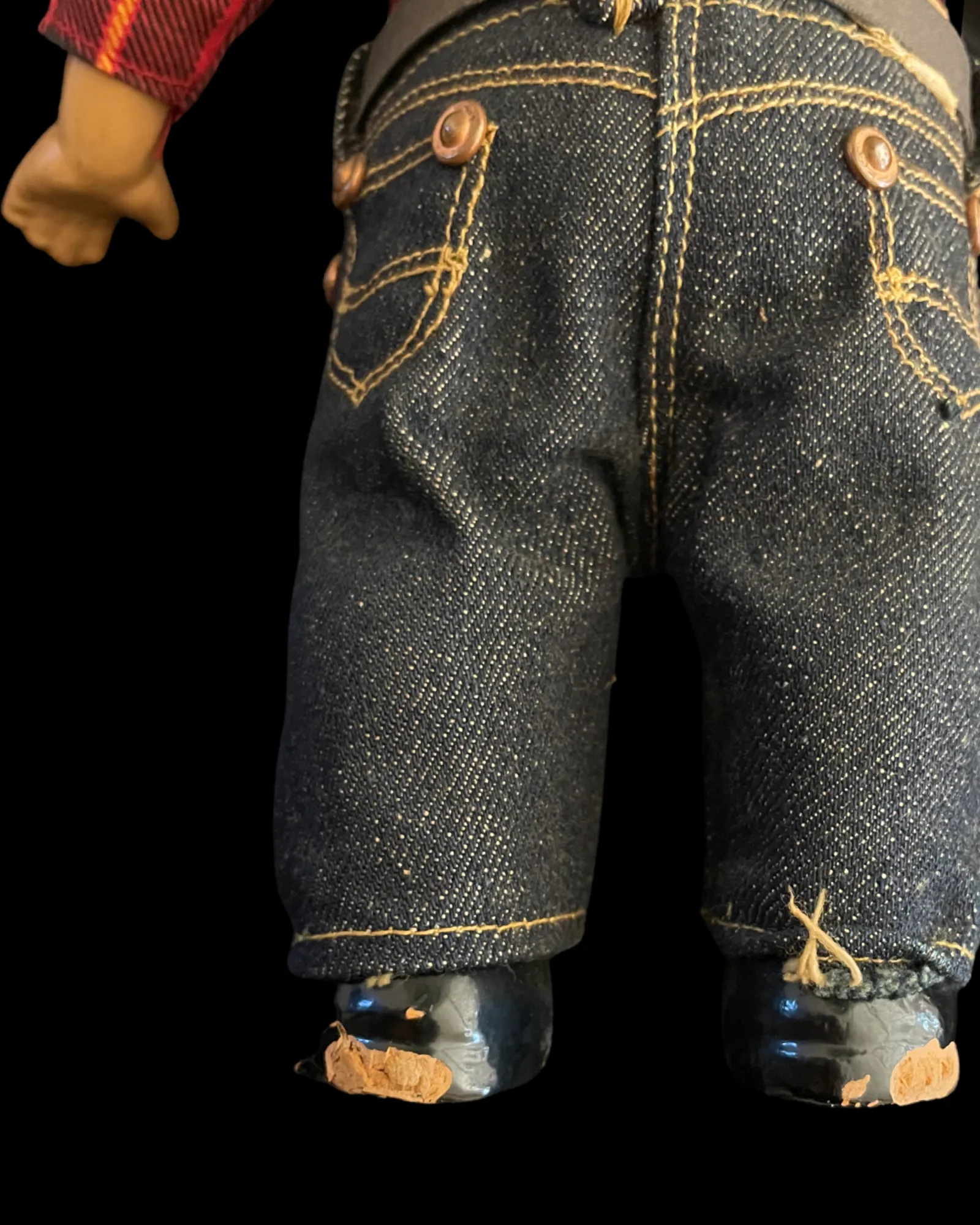 Collectible 1930s Buddy Lee 'Cowboy' Composition Doll