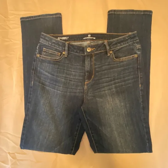 COPY - Liz Claiborne Classic Fit Straight Leg Denim Blue Jeans Size 6