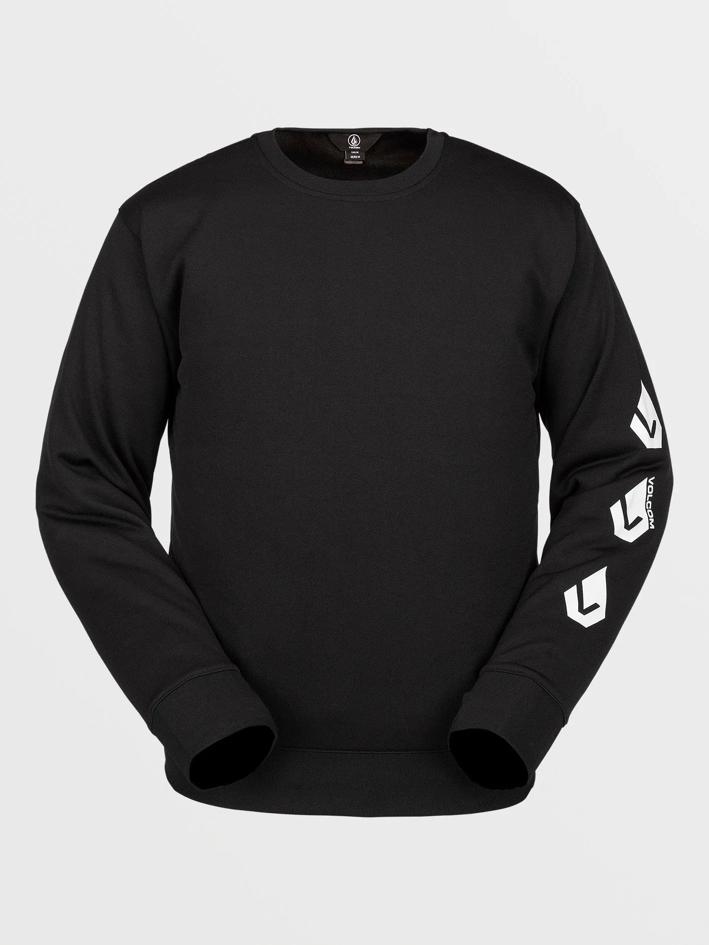 Core Hydro Crew Sweatshirt - BLACK