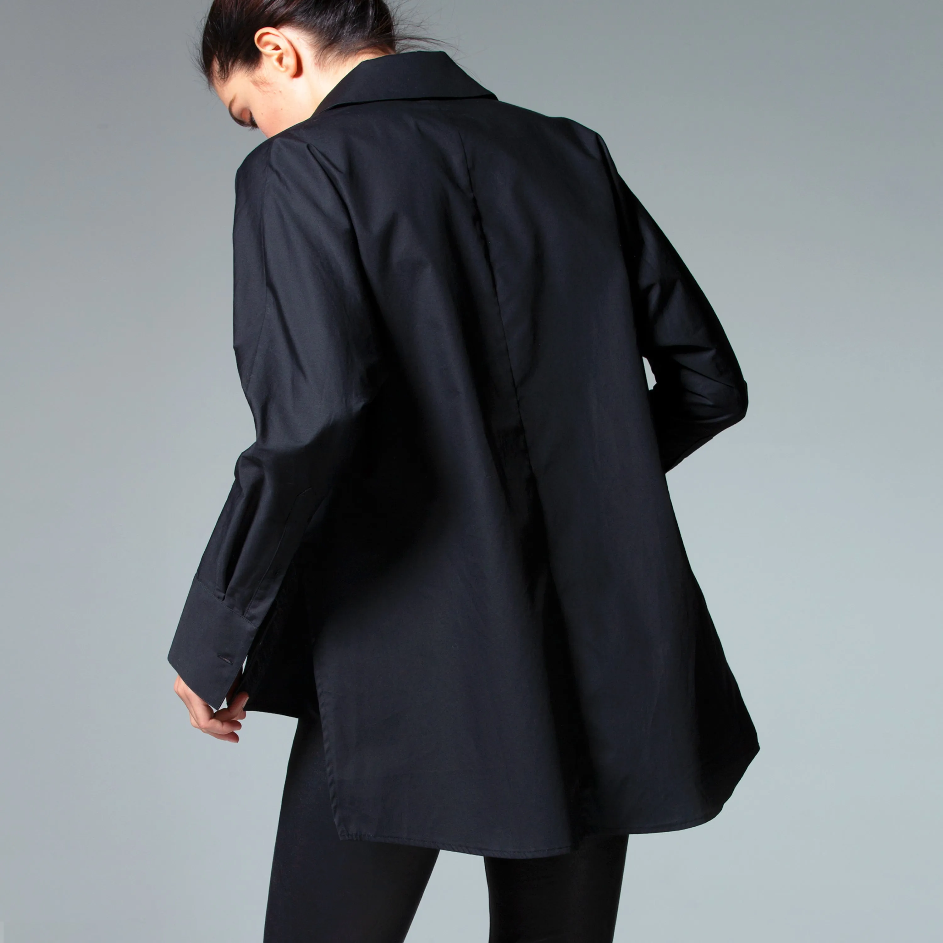 Cotton Oversized Dolman Shirt