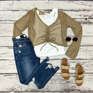 Crochet Cropped Sweater