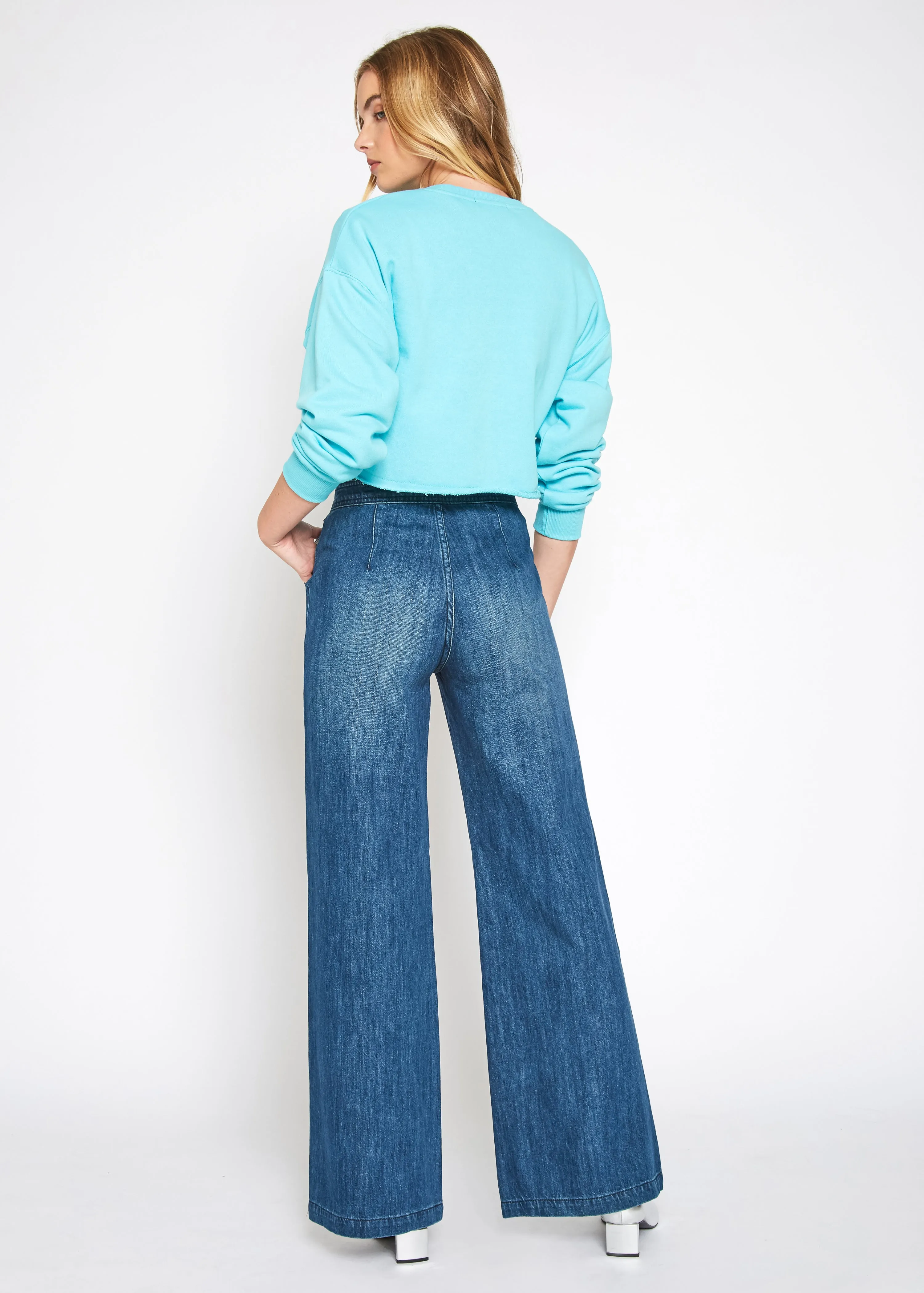 Culotte Zip Wide Leg