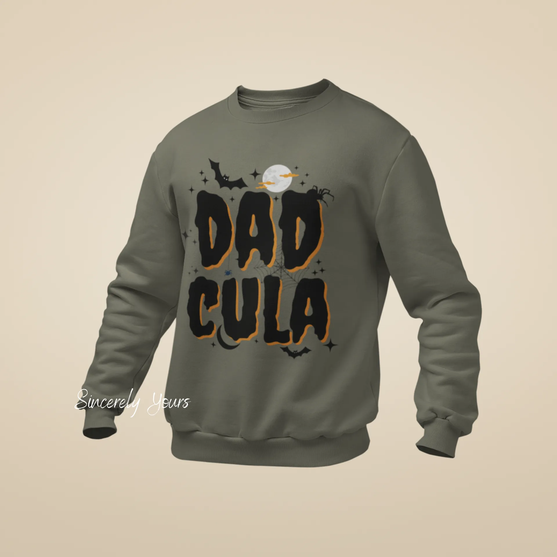 Dadcula Halloween Pullover Sweatshirt