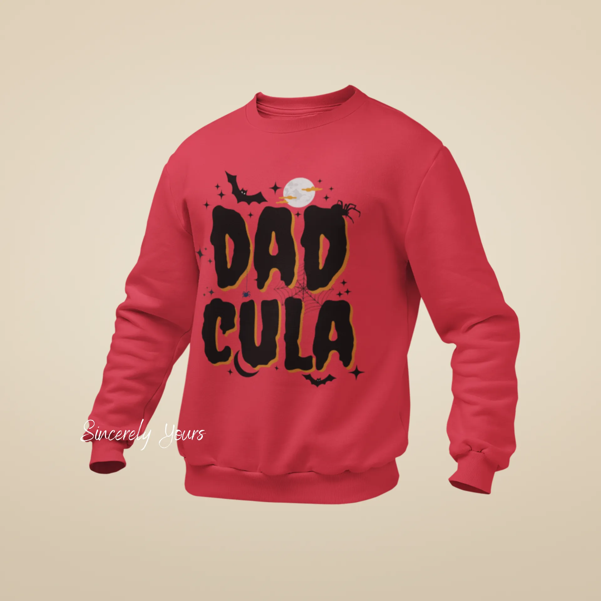 Dadcula Halloween Pullover Sweatshirt