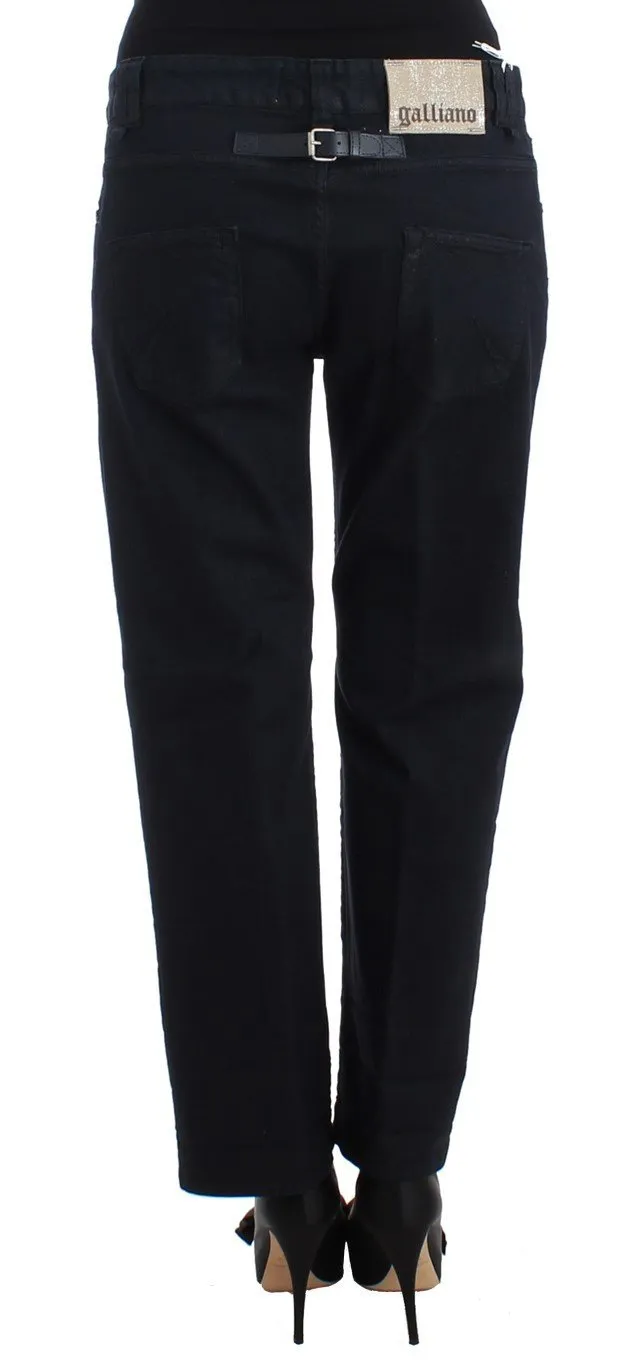 Darkblue cropped jeans