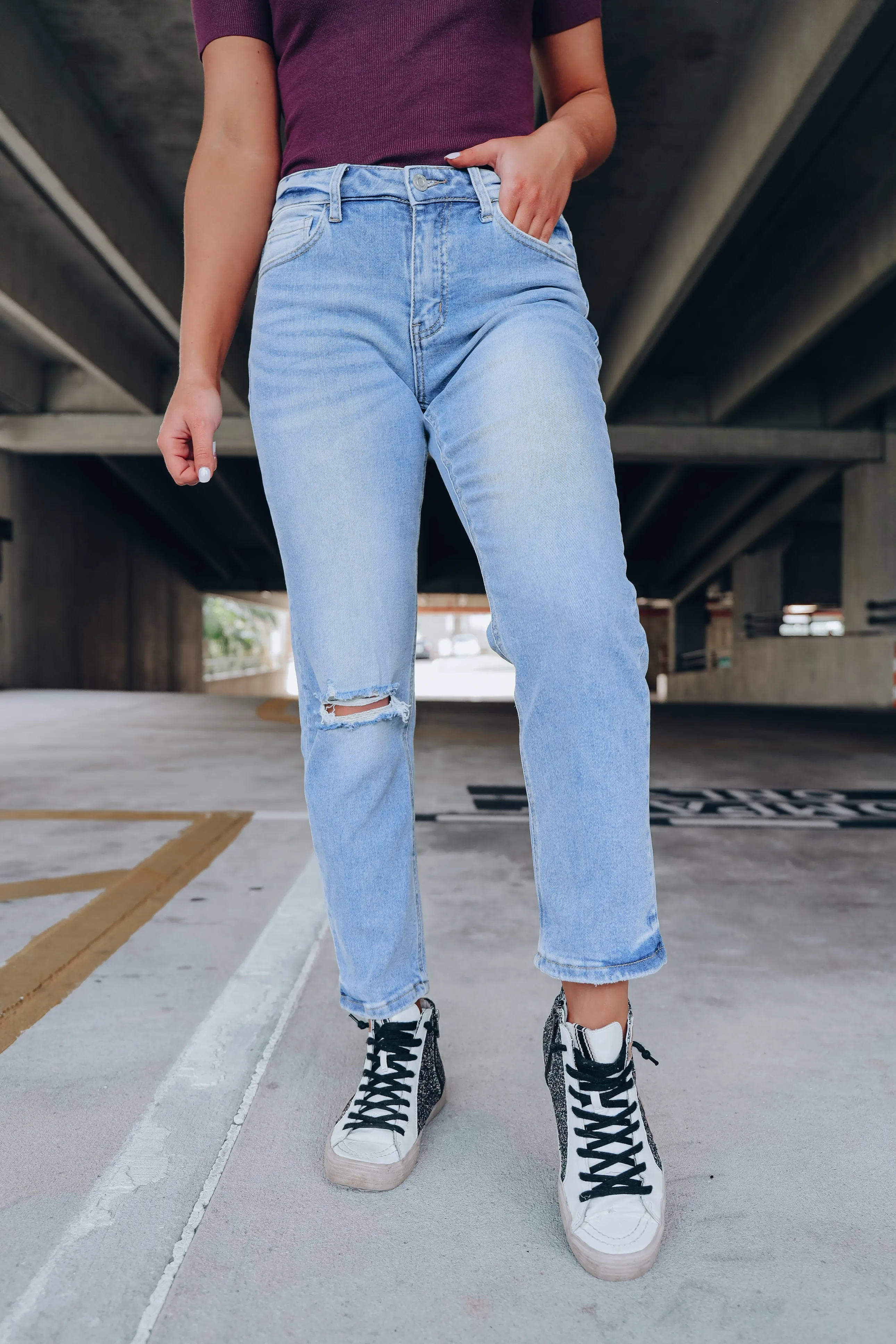 Dawson Boyfriend Light Wash Jeans