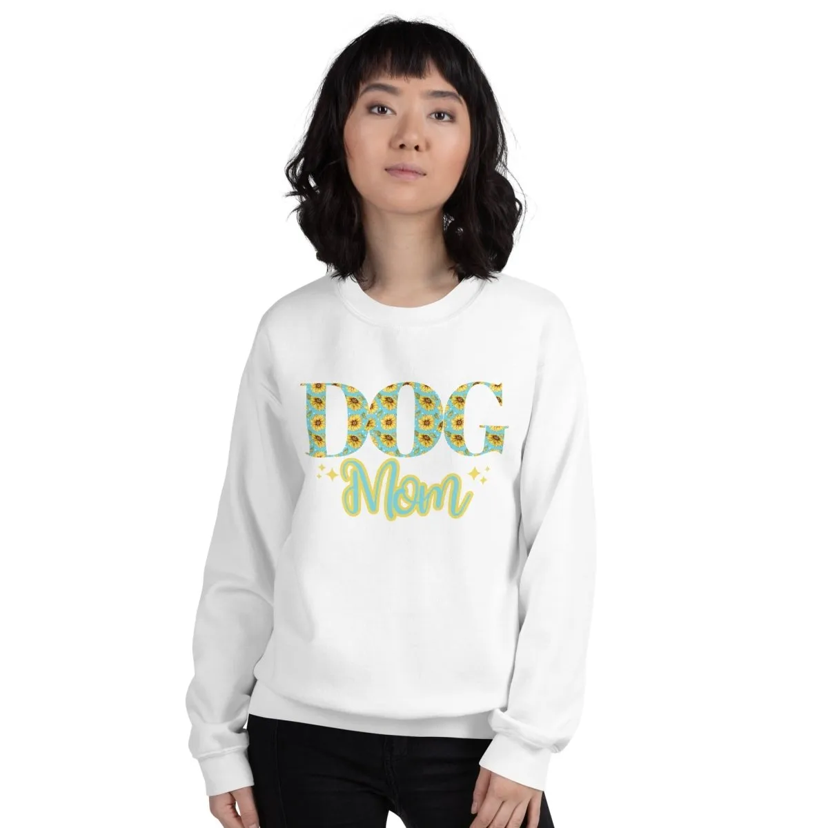 Dog Mom Sunflowers Sweatshirt