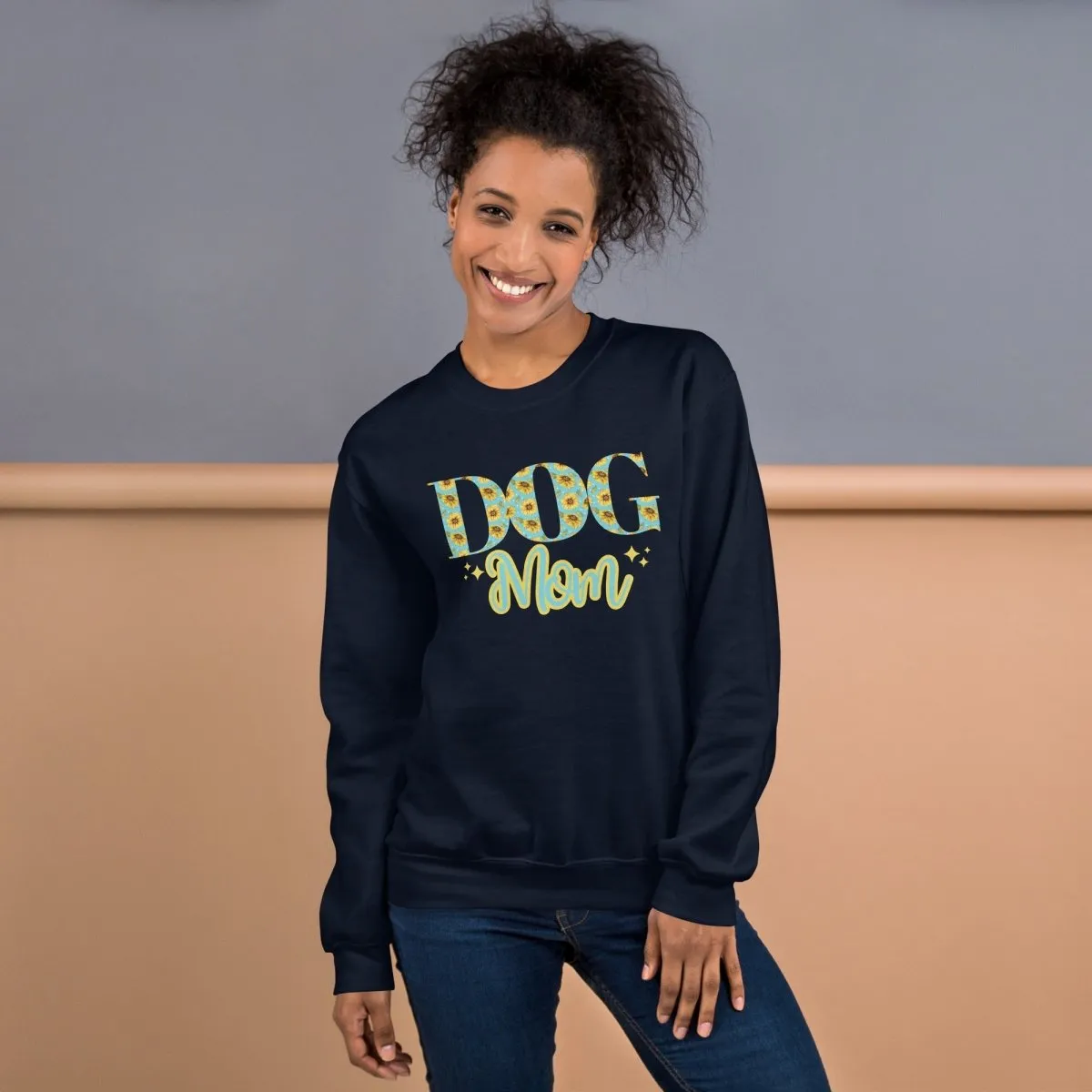 Dog Mom Sunflowers Sweatshirt
