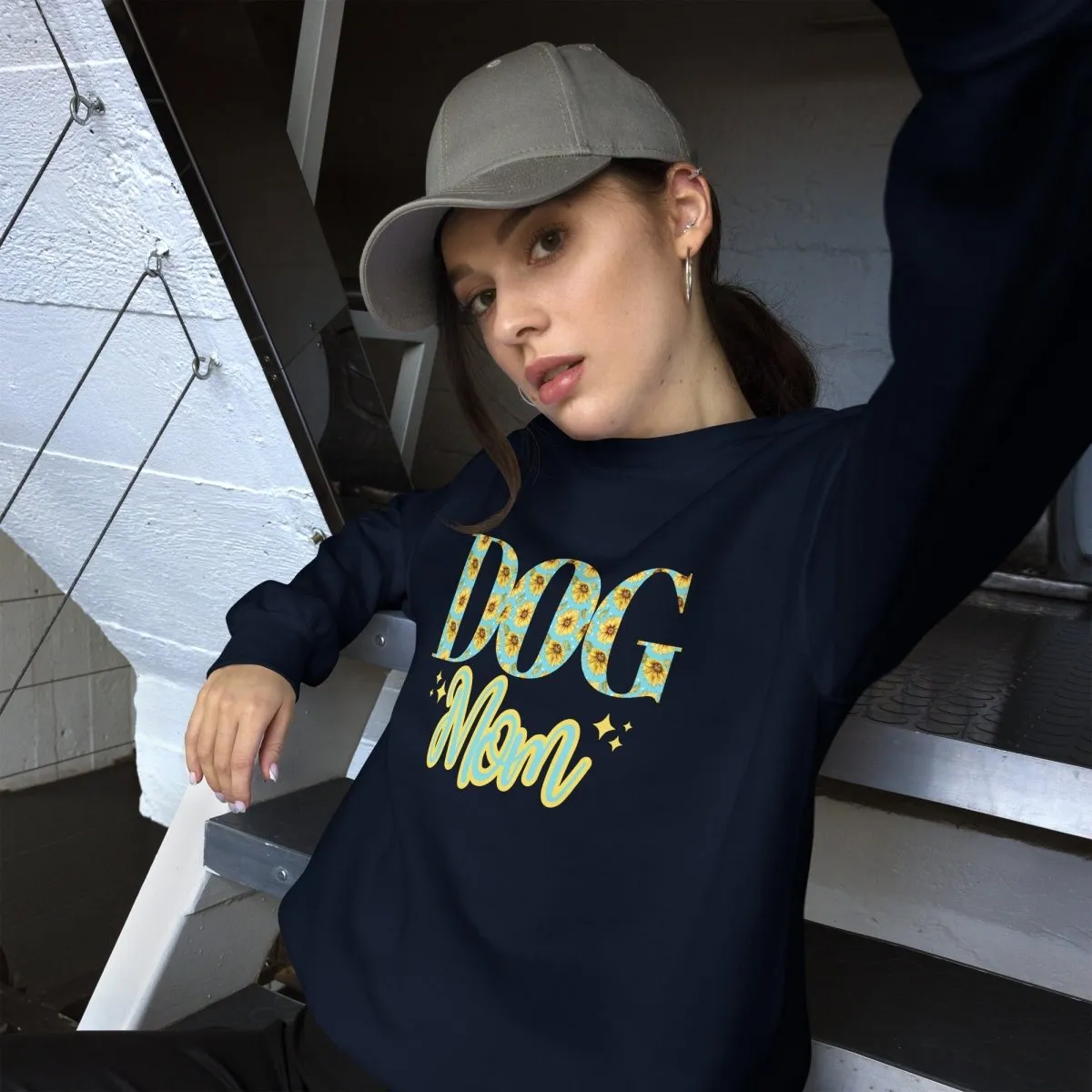 Dog Mom Sunflowers Sweatshirt