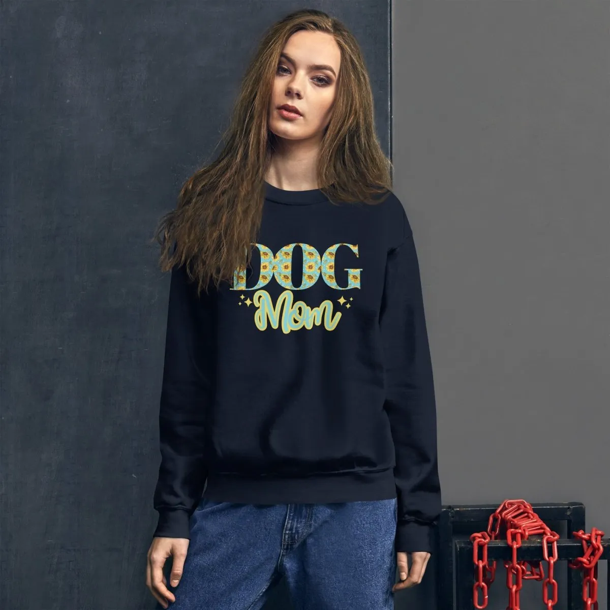Dog Mom Sunflowers Sweatshirt