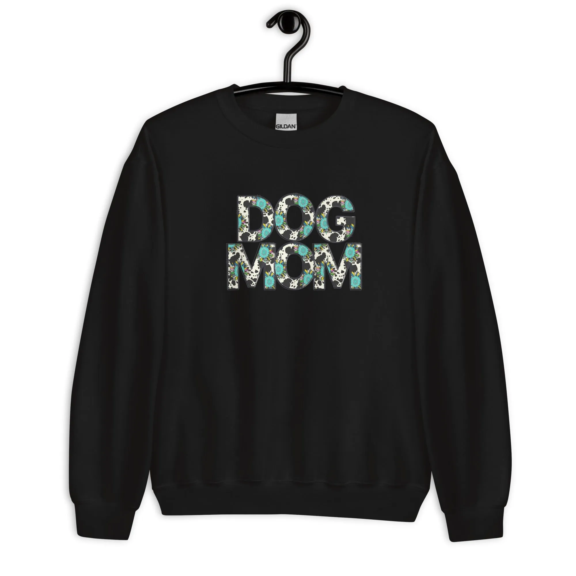 Dog Mom Teal Sunflower Sweatshirt