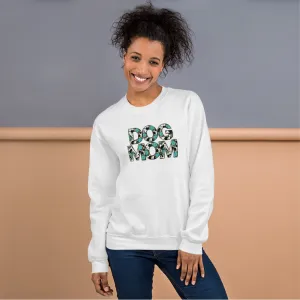 Dog Mom Teal Sunflower Sweatshirt