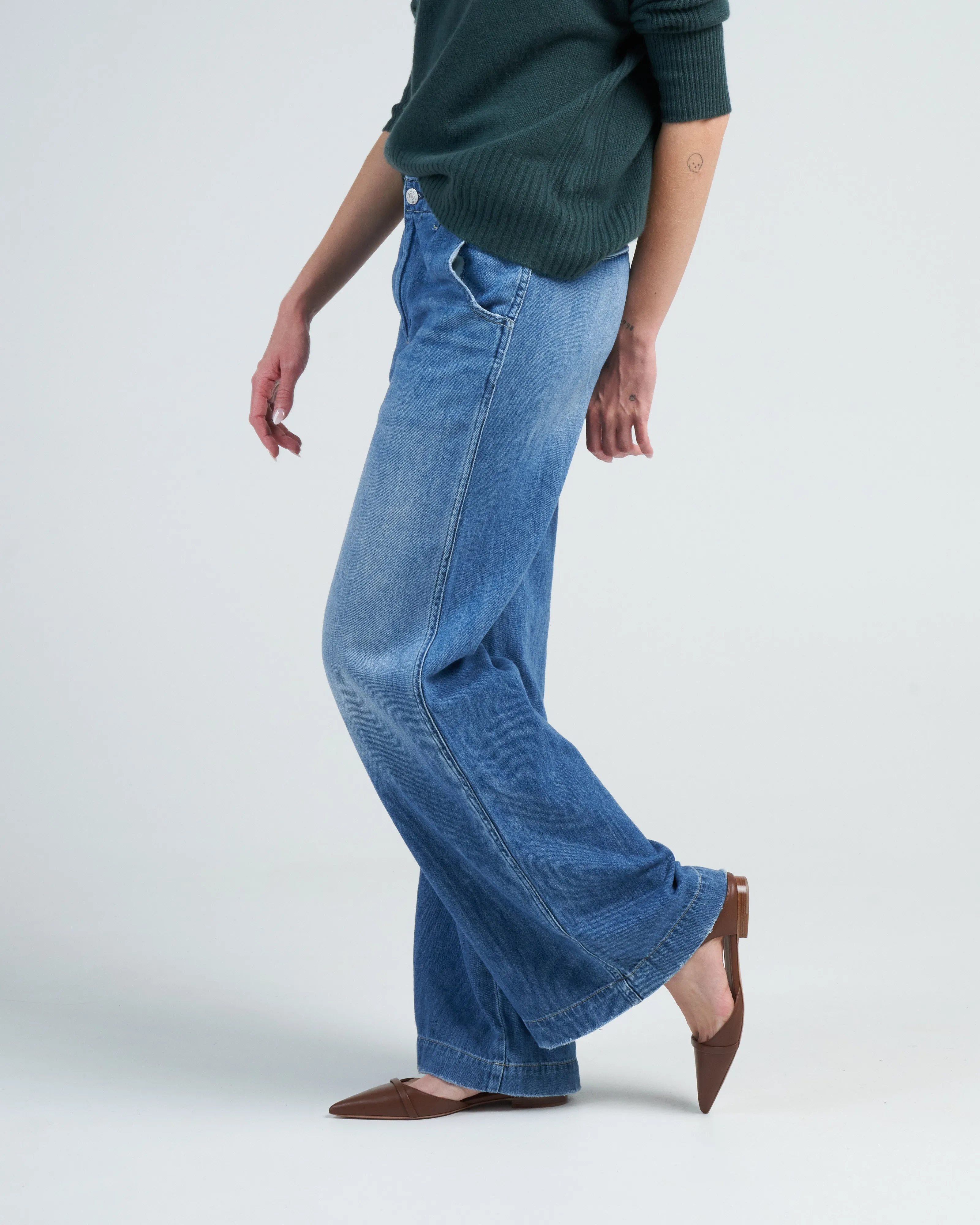 edith wide leg trouser - amity
