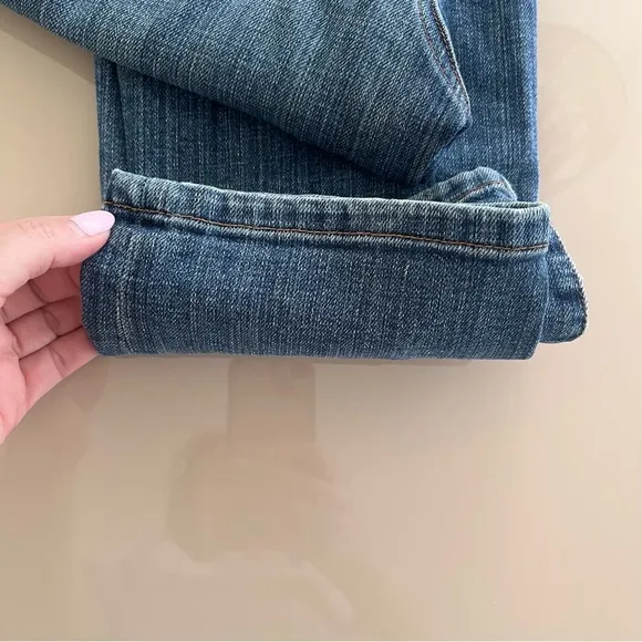 Eileen Fisher Organic Cotton Straight Leg Denim Jean size 4
