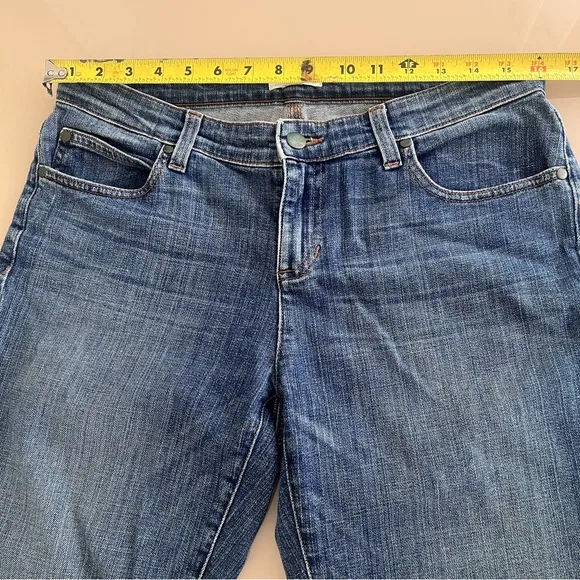 Eileen Fisher Organic Cotton Straight Leg Denim Jean size 4