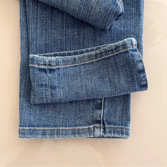 Eileen Fisher Organic Cotton Straight Leg Denim Jean size 4