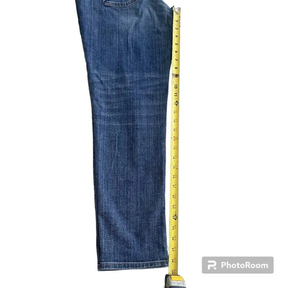 Eileen Fisher Organic Cotton Straight Leg Denim Jean size 4