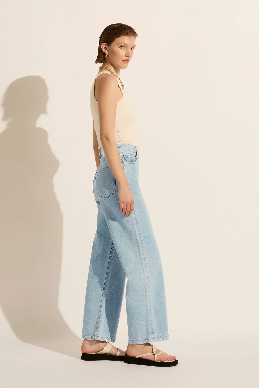 Ellie High Wide Leg Jean Basis
