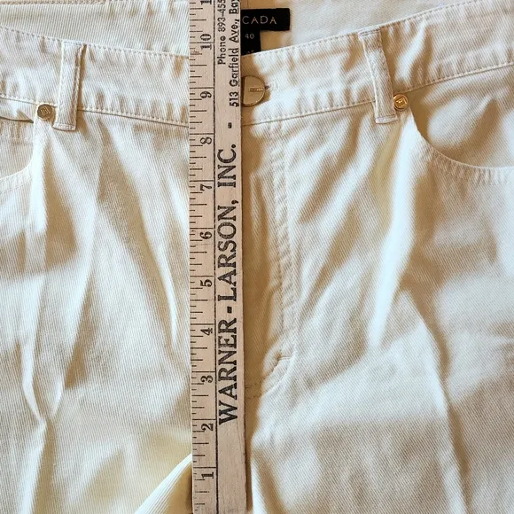 Escada Canary Yellow Straight Leg Jeans Size 40 or US 8